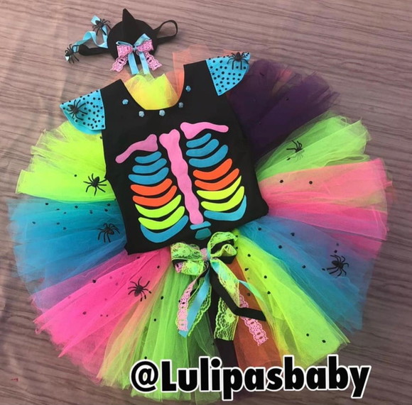 Fantasia Halloween Neon Adulto