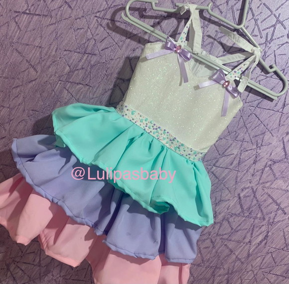Vestido lol unicórnio fantasia lol