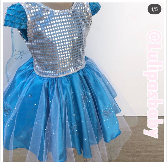 Vestido Frozen Elsa infantil