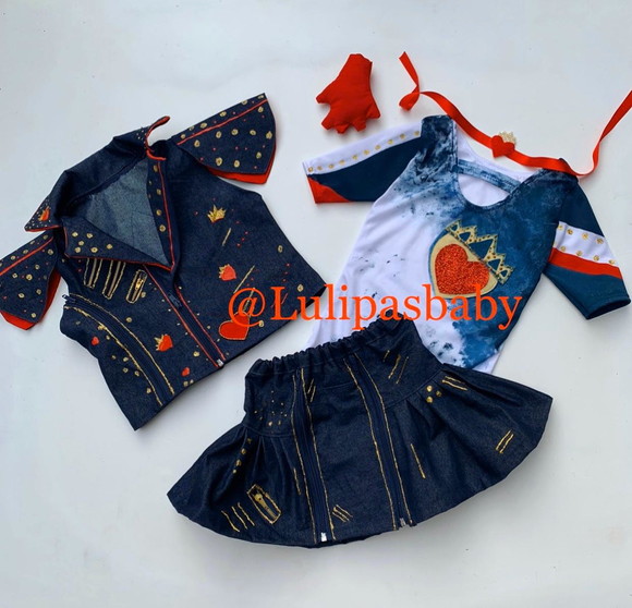 Fantasia Descendentes evie roupa