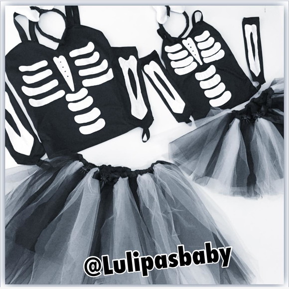 Esqueleto Halloween Mãe E Filha