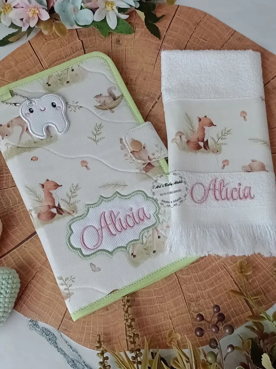 Kit Volta às Aulas Higiene Bucal Infantil Personalizado com Nome - Imagem 3