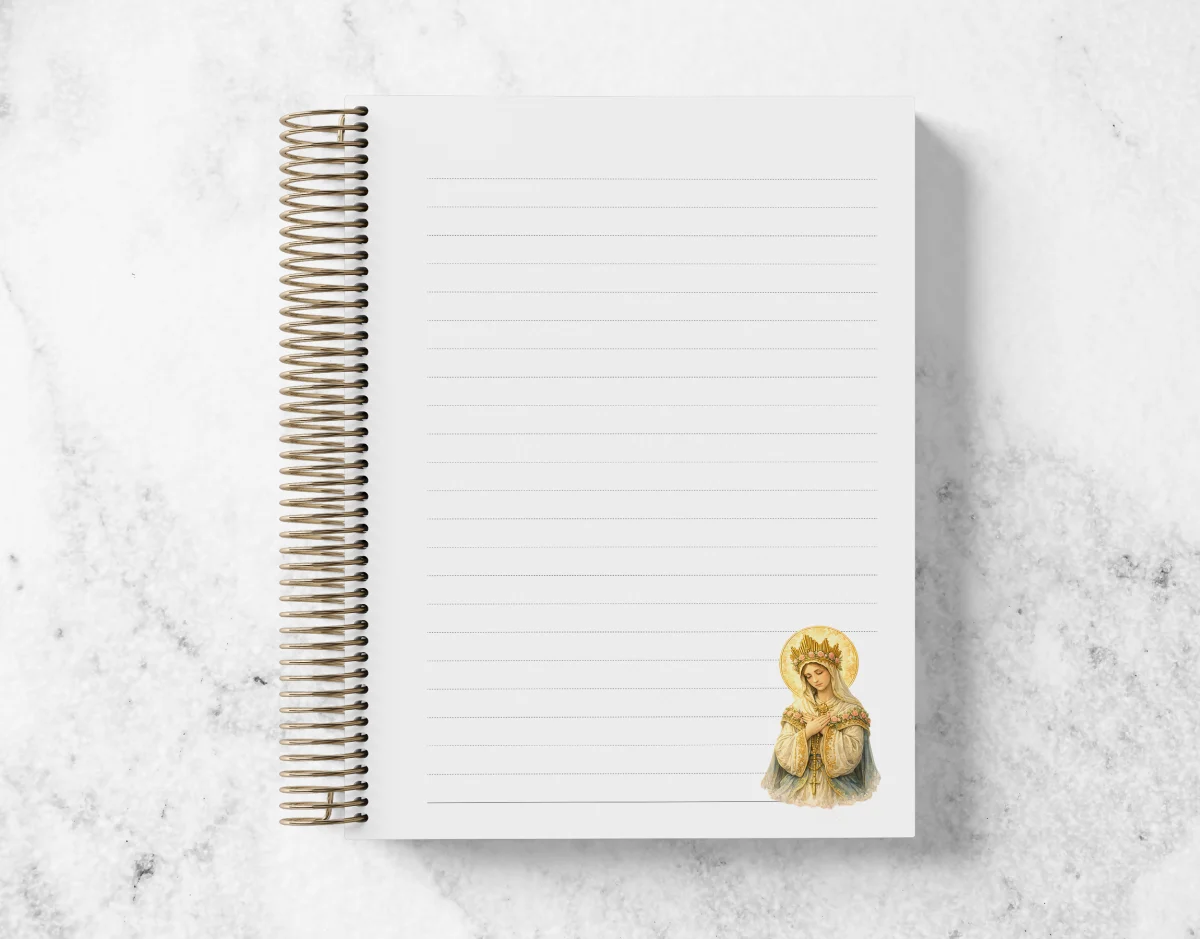 Caderno Católico Nossa Senhora de La Salette Personalizado - Imagem 3