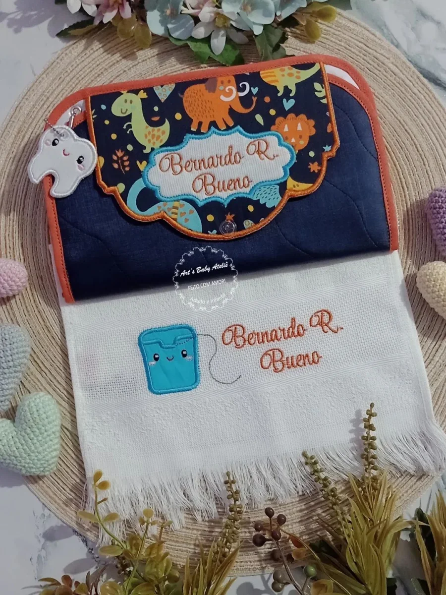 Kit higiene bucal escolar luxo