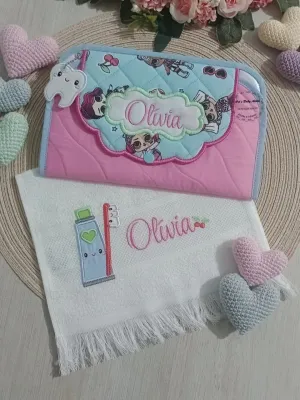 Kit higiene bucal escolar luxo