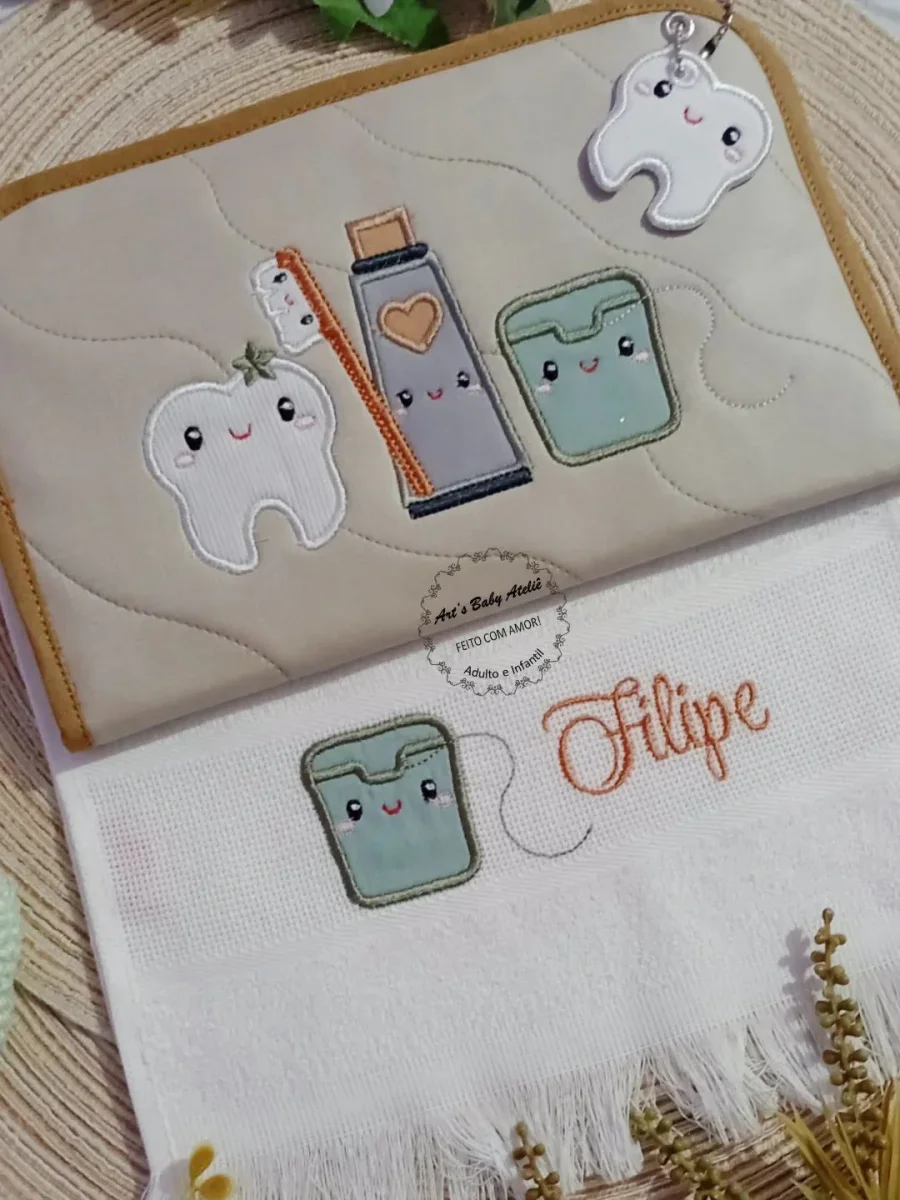 Kit higiene bucal escolar luxo - Imagem 4