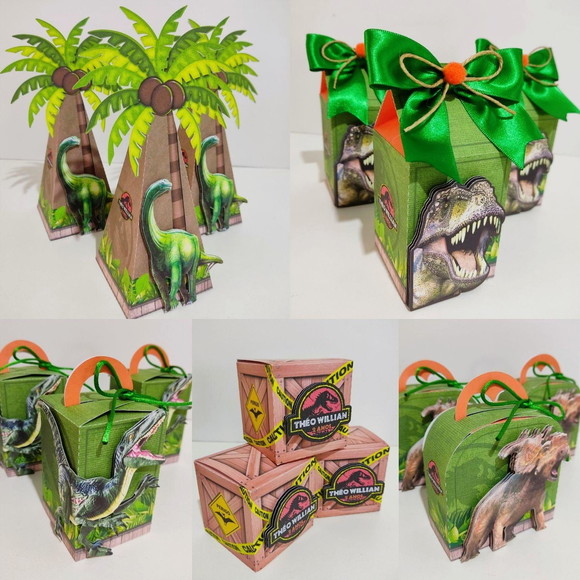 Lembrancinhas Dinossauros Jurassic Park 50 Peças