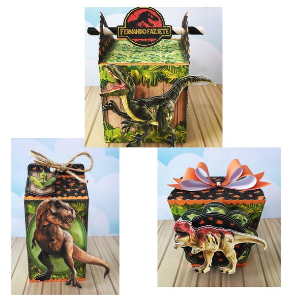 50 Lembrancinhas Dinossauros Jurassic Park