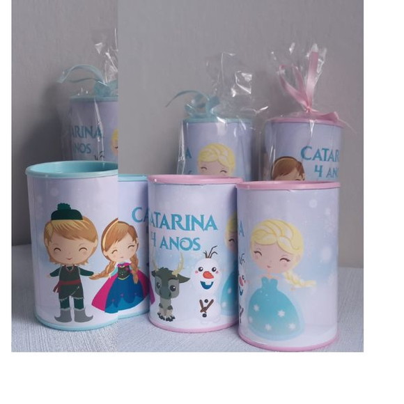 Cofrinhos Personalizados Frozen Cute