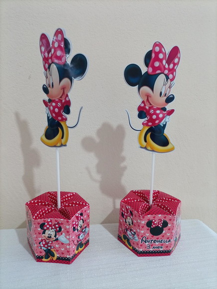 Kit Festa Infantil Minnie Vermelha
