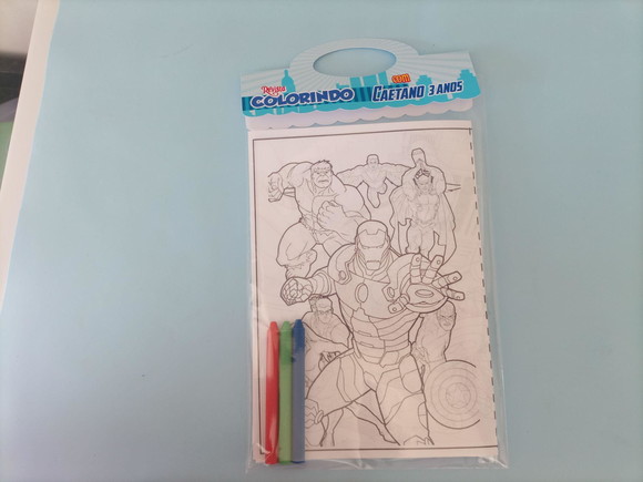 Kit Colorir Super Herois