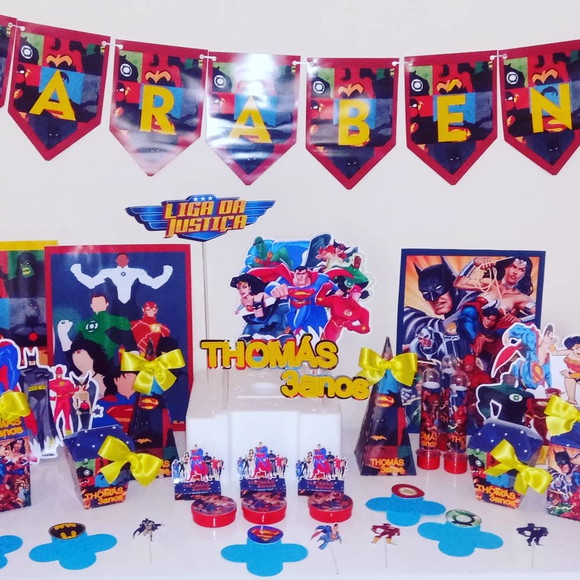 Kit Festa Liga da Justiça - Imagem 5