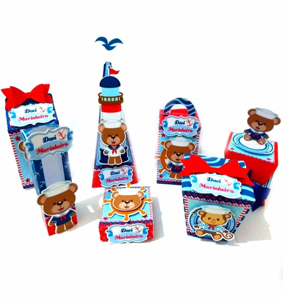 40 Lembrancinhas Urso Marinheiro