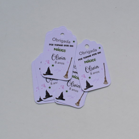 Tag Lembrancinha Wicked - 20 unidades