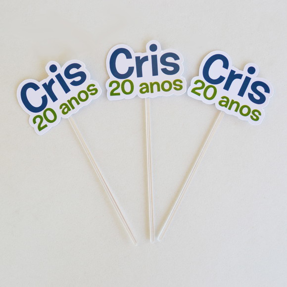 Topper Personalizado para Doces