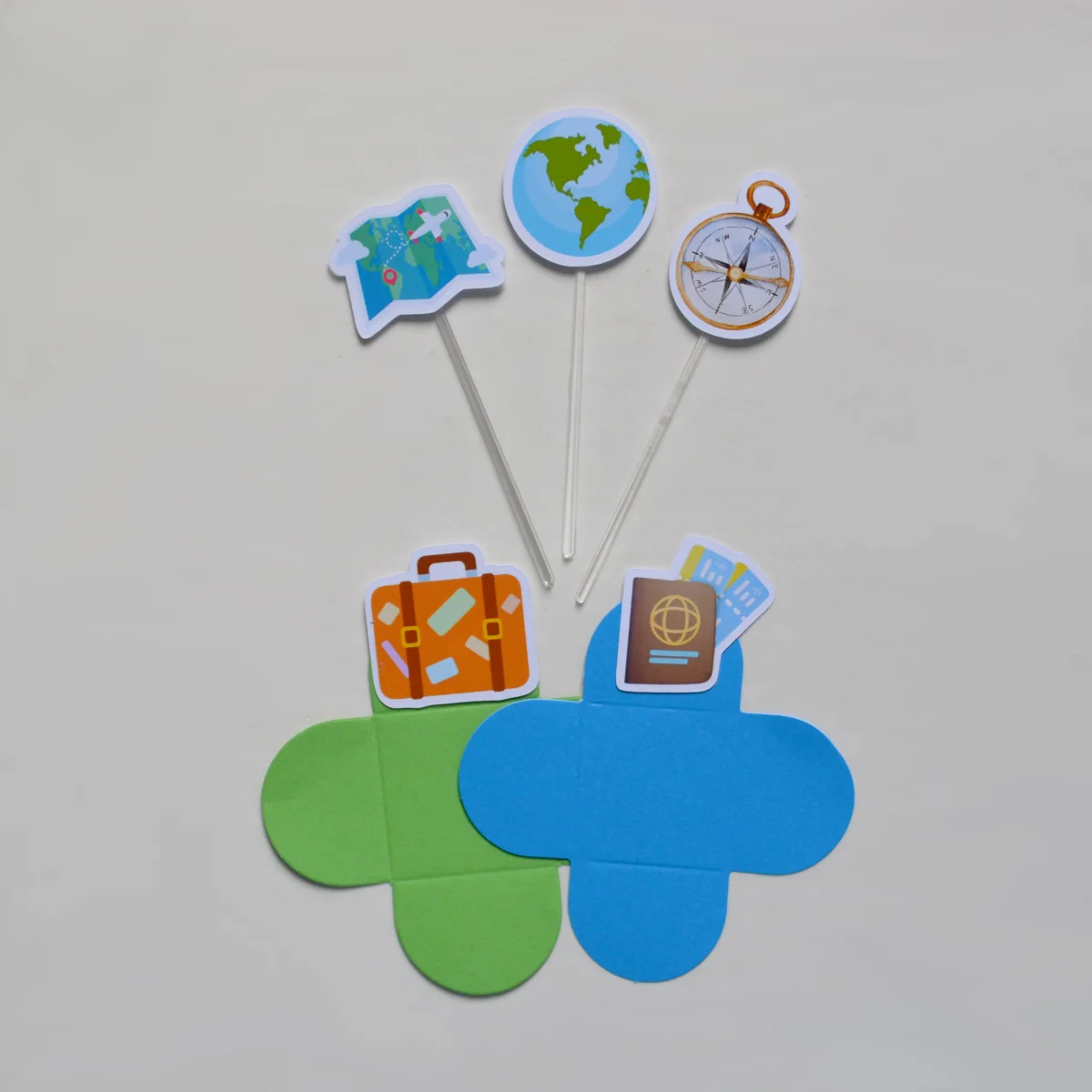 Kit Festa personalizada Volta ao Mundo / Viagem - Imagem 3