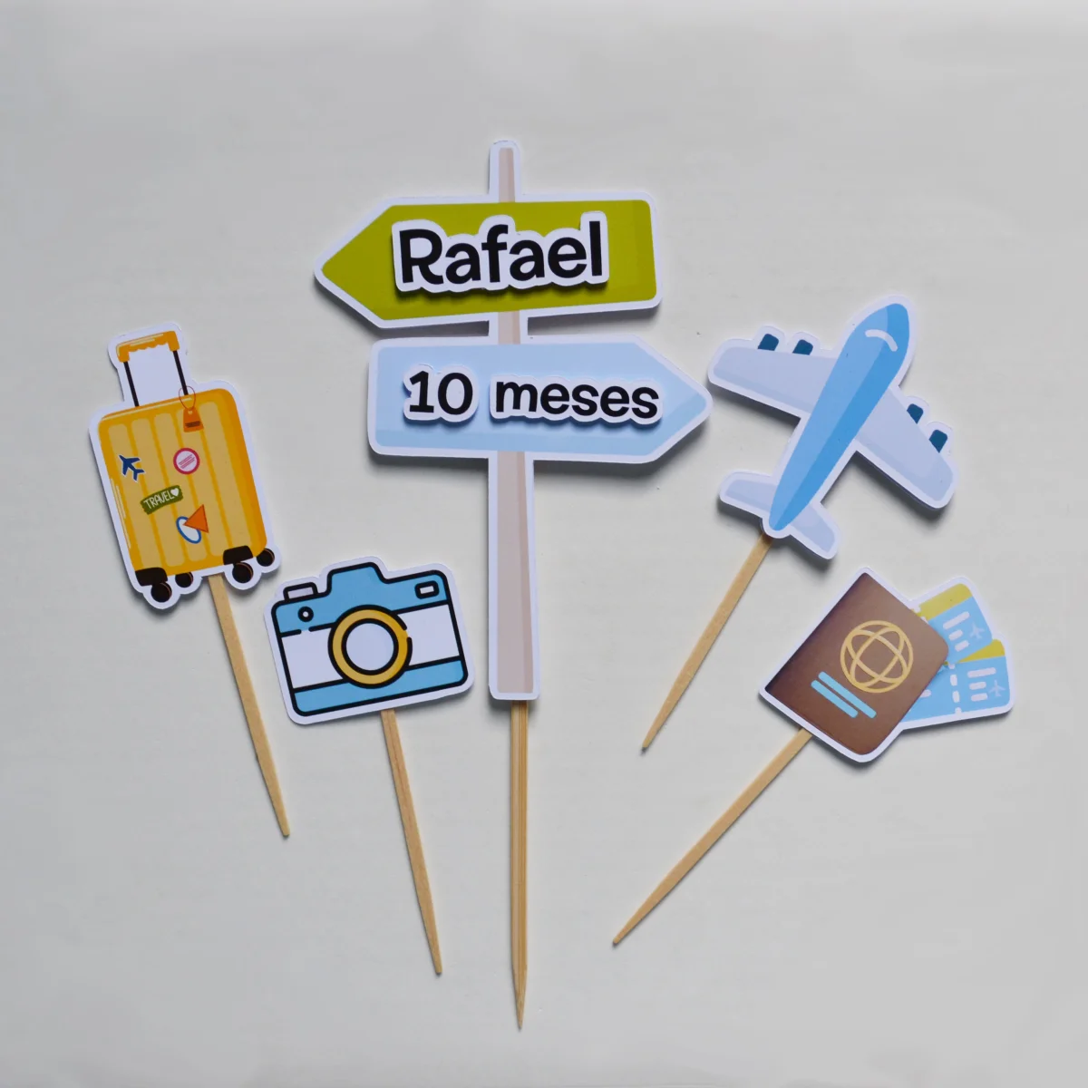 Kit Festa personalizada Volta ao Mundo / Viagem - Imagem 5