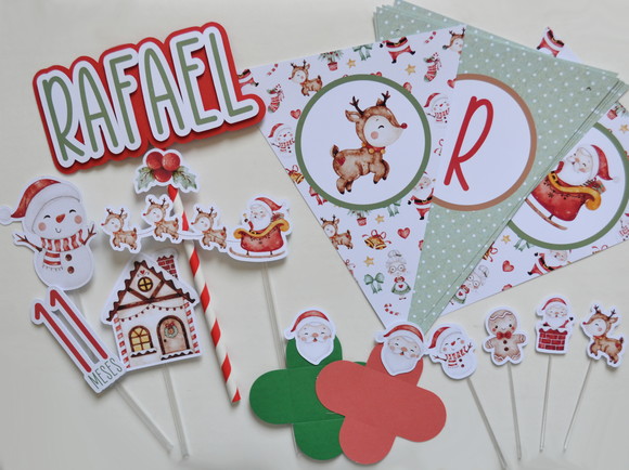 Kit Festa personalizada Natalina