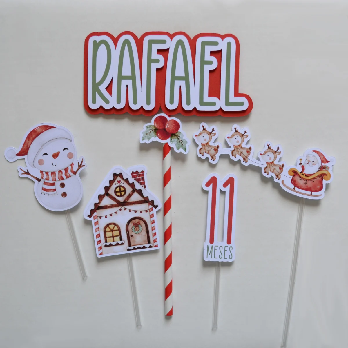 Kit Festa personalizada Natalina - Imagem 5
