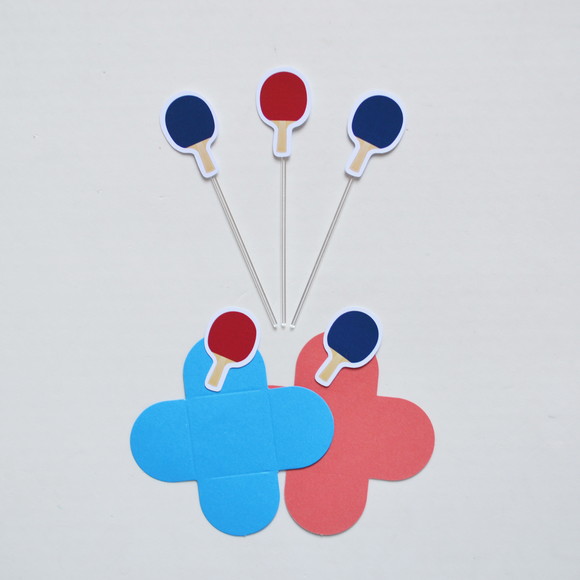 Ping Pong Combo Forminhas + Toppers de Doces