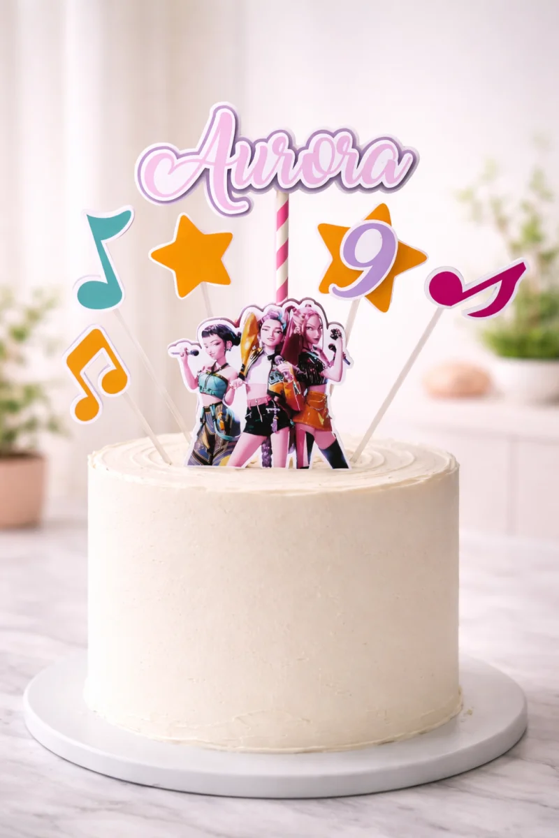 Kit Festa personalizada Guerreiras do K-pop - Imagem 6