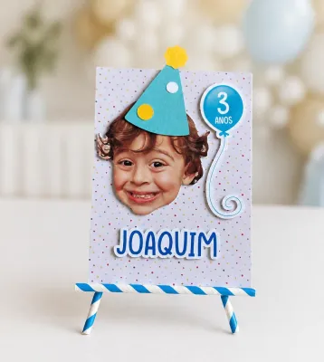 Pôster de Mesa Rostinho com Cavalete