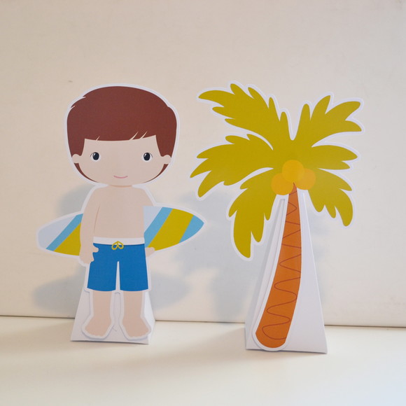 Totem de Mesa Tema Praia