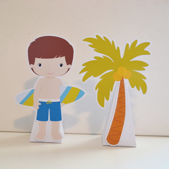 Kit Festa personalizada Praia - Imagem 2