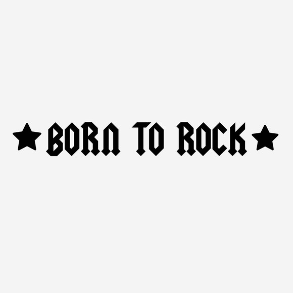 Varal de Letras Rock In Roll (até 10 Letras)