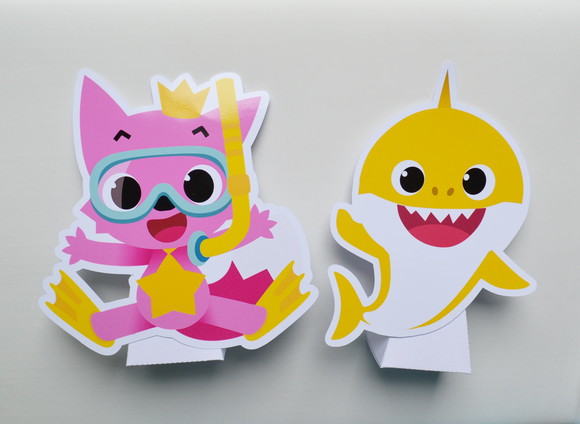 Kit Festa personalizada Baby Shark - Imagem 2