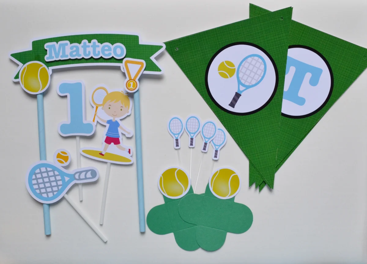 Kit Festa personalizada Jogo de Tênis - Imagem 3
