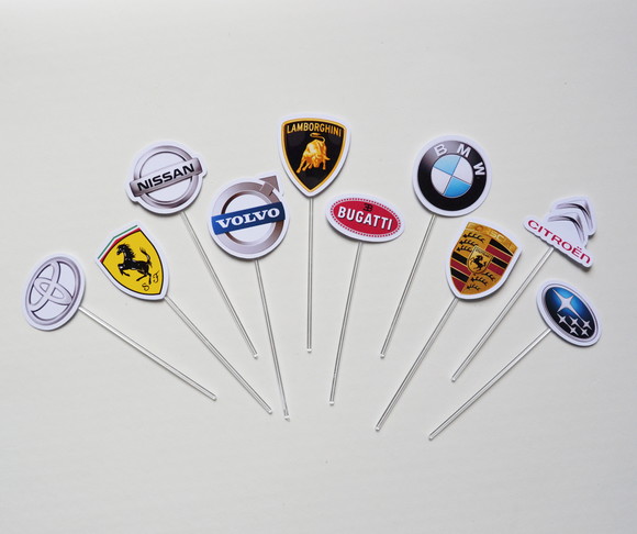 Topper de Doces Carros Esportivos