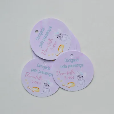 Tag Lembrancinha Pet - 20 unidades
