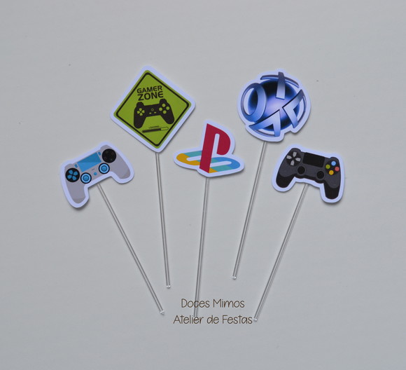 Topper de Doces Playstation