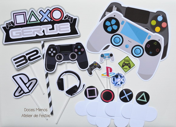 Kit Festa personalizada Playstation