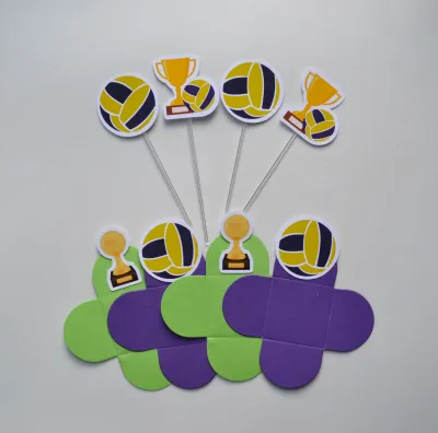 Jogo de Vôlei Combo Forminhas + Toppers