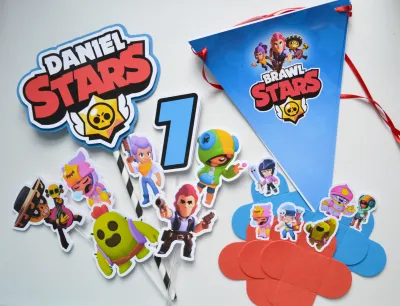 Kit Festa personalizada Brawl Stars
