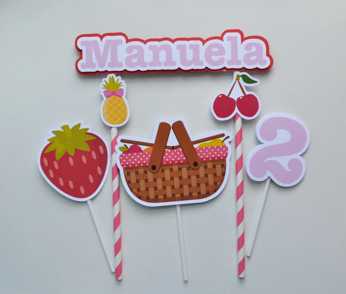 Topo de Bolo Picnic - Imagem 3