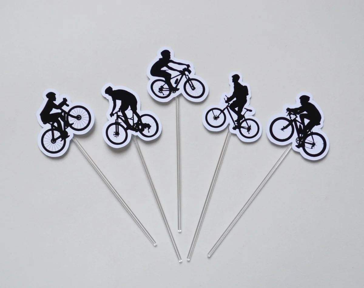 Topper de Doces Bicicletas - Imagem 1