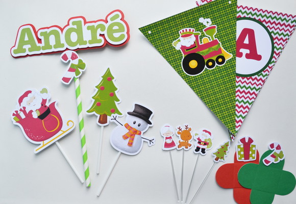 Kit Festa personalizada Natalina
