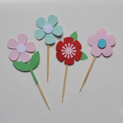 Topper Flores - 20 Unidades