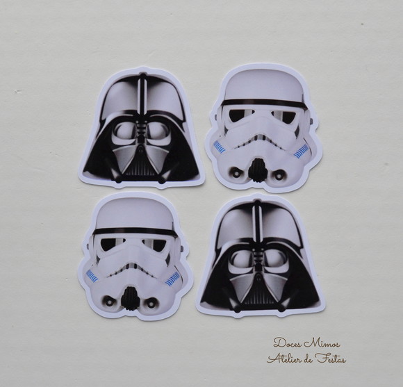 Apliques Darth Vader e Stormtrooper