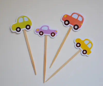 Topper de Doces Carrinhos