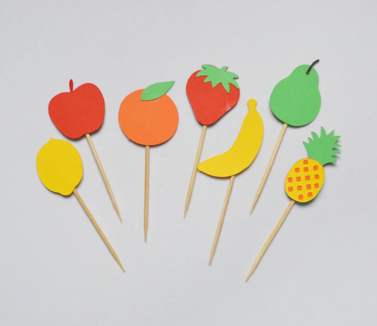 Topper de Doces Frutinhas - Imagem 1