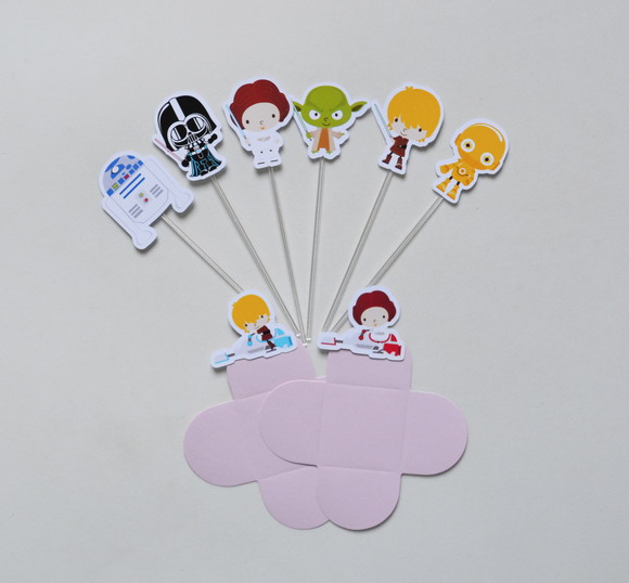 Star Wars Combo Forminhas e Toppers