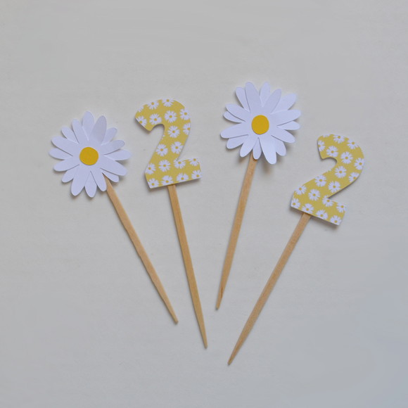Topper de Doce Margaridas (20 Unidades) - Imagem 2