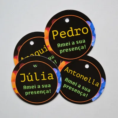 Tag Balada com Nome dos Convidados