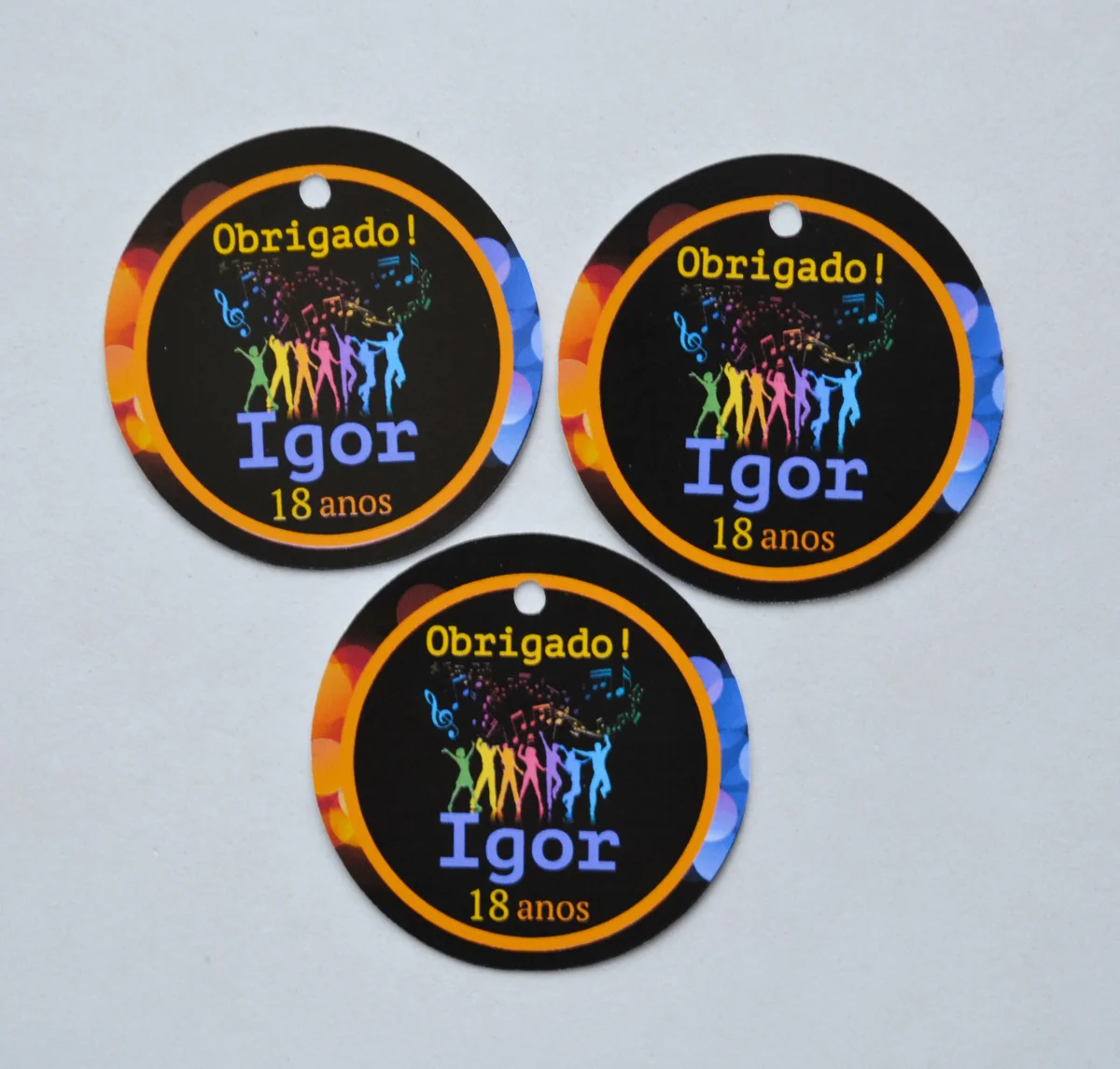 Tag lembrancinha Balada - 20 unidades - Imagem 2