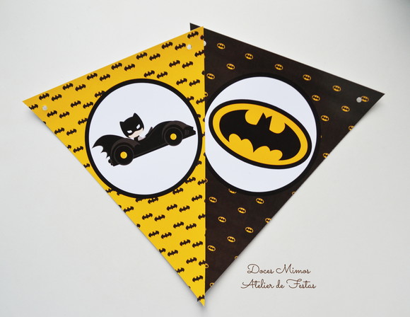 Bandeirolas Batman (6 Unid.) - Imagem 2