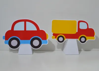 Totem de Mesa Meios de Transporte